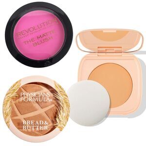 NIB Face Powder (Light 8), Blush, & Bronzer - Complexion Bundle
